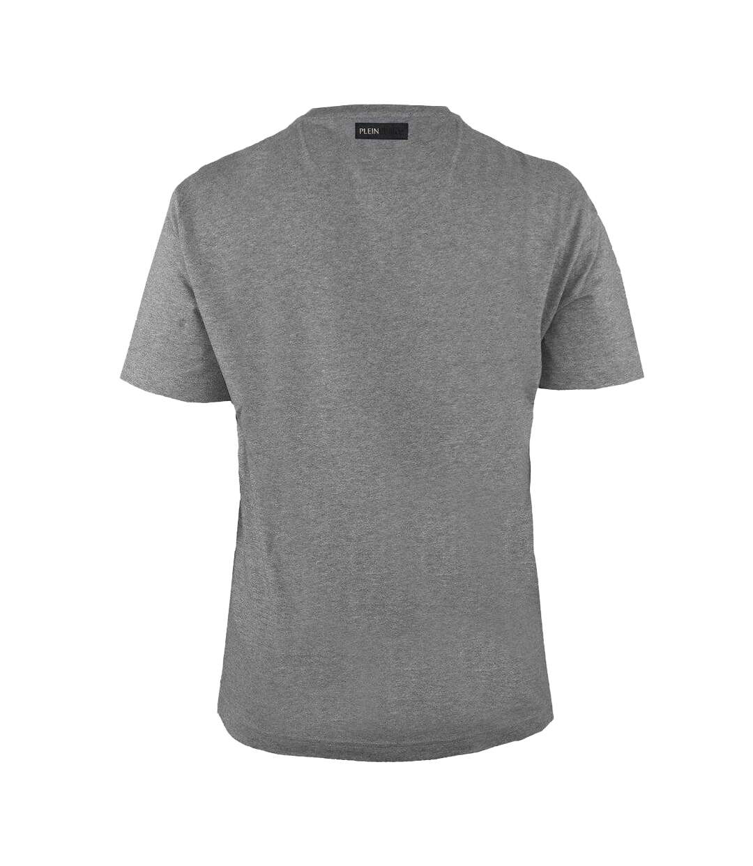 Unisex Adult Scratchy Logo T-shirt Dark Grey Plein Sport-2
