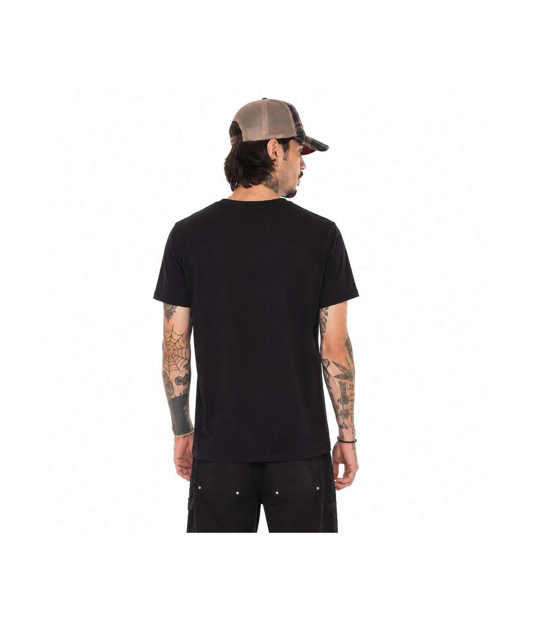 T-shirt col rond en coton homme avec Logo Log8 Noir Vondutch-2