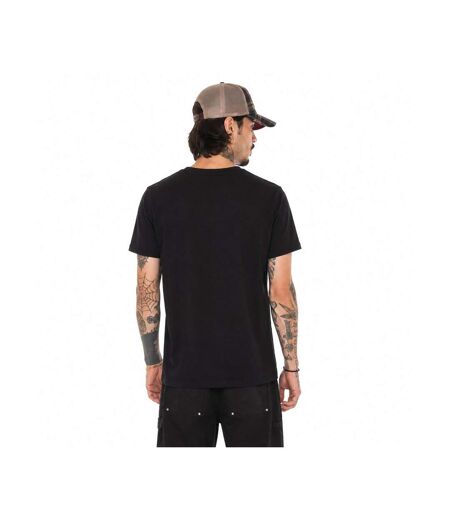 T-shirt col rond en coton homme avec Logo Log8 Noir Vondutch
