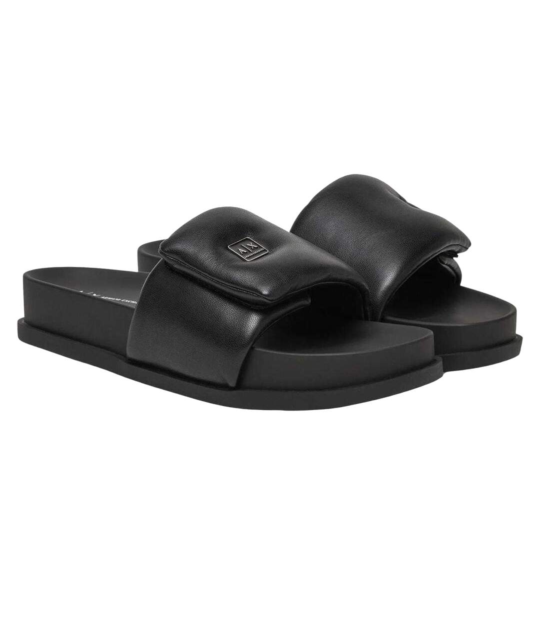 Claquettes Femme Noir Armani Exchange-1