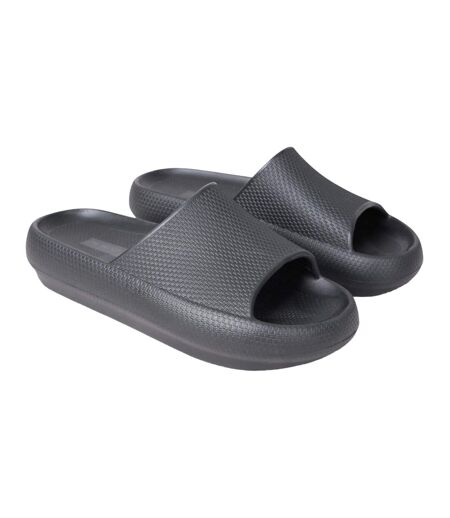 Claquettes Poolside Femme Noir Animal