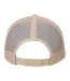 Casquette Trucker Motif/style Rétro Adulte Marron Kaki Blanc Flexfit-2