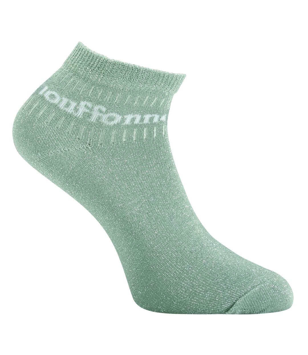 Paire de chaussettes mi-hautes lurex femme à paillettes Bouffonne Twinday-1