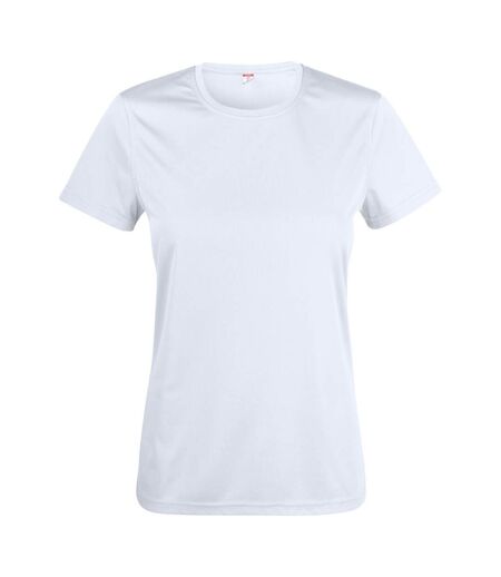 T-shirt basic active femme blanc Clique