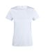 T-shirt basic active femme blanc Clique-1