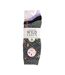 3 Pack Ladies Fashionable Texture Knit Cotton Socks-2