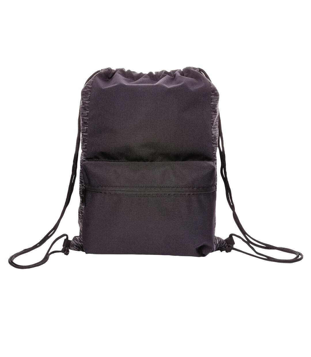 Aware Reflective Rpet Drawstring Bag One Size Black XD Collection-1