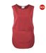 Premier Ladies/Womens Pocket Tabard / Workwear (Pack of 2) (Red) (UTRW7031)-1