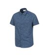 Mountain Warehouse Mens Wave Short-Sleeved Shirt (Navy)