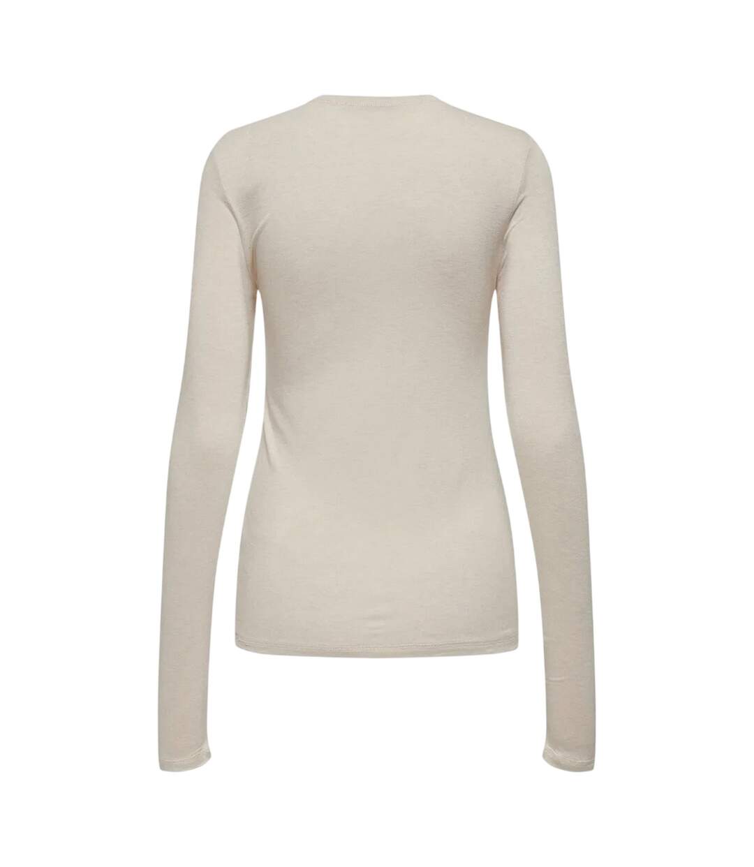 T-shirt Motif/style Uni Femme Blanc Cassé Only-3