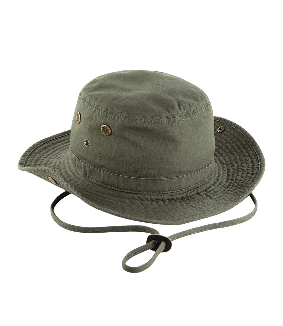 Chapeau panama outback adulte vert sombre Beechfield-1