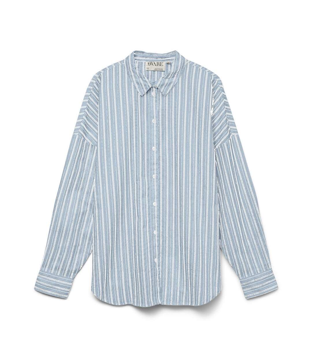 Chemise bleu femme vero moda awparis-1