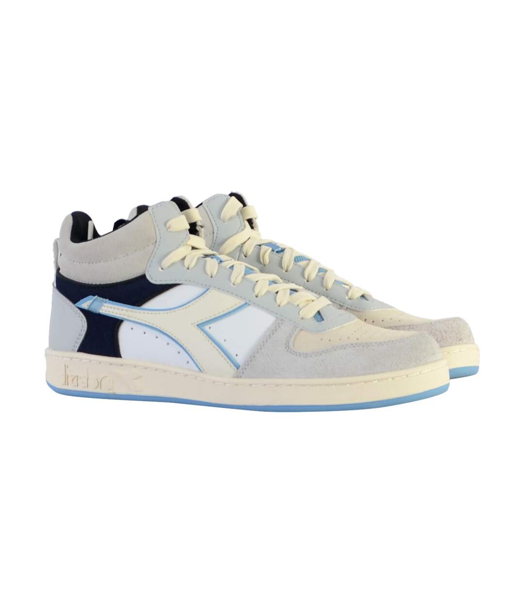 Basket Montante Cuir Diadora Magic Demi Twin-3