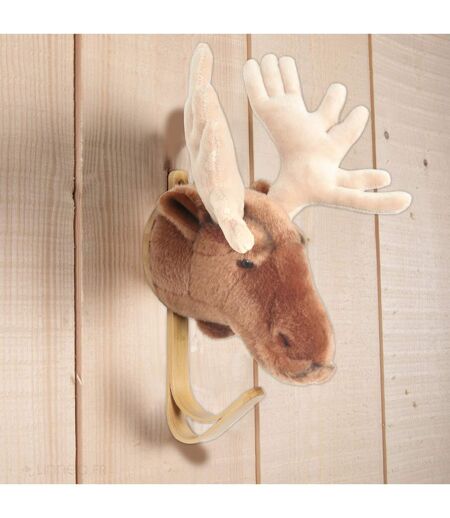 Patères petites têtes collection SOFT ANIMALS Forêt Élan Grand Alfred