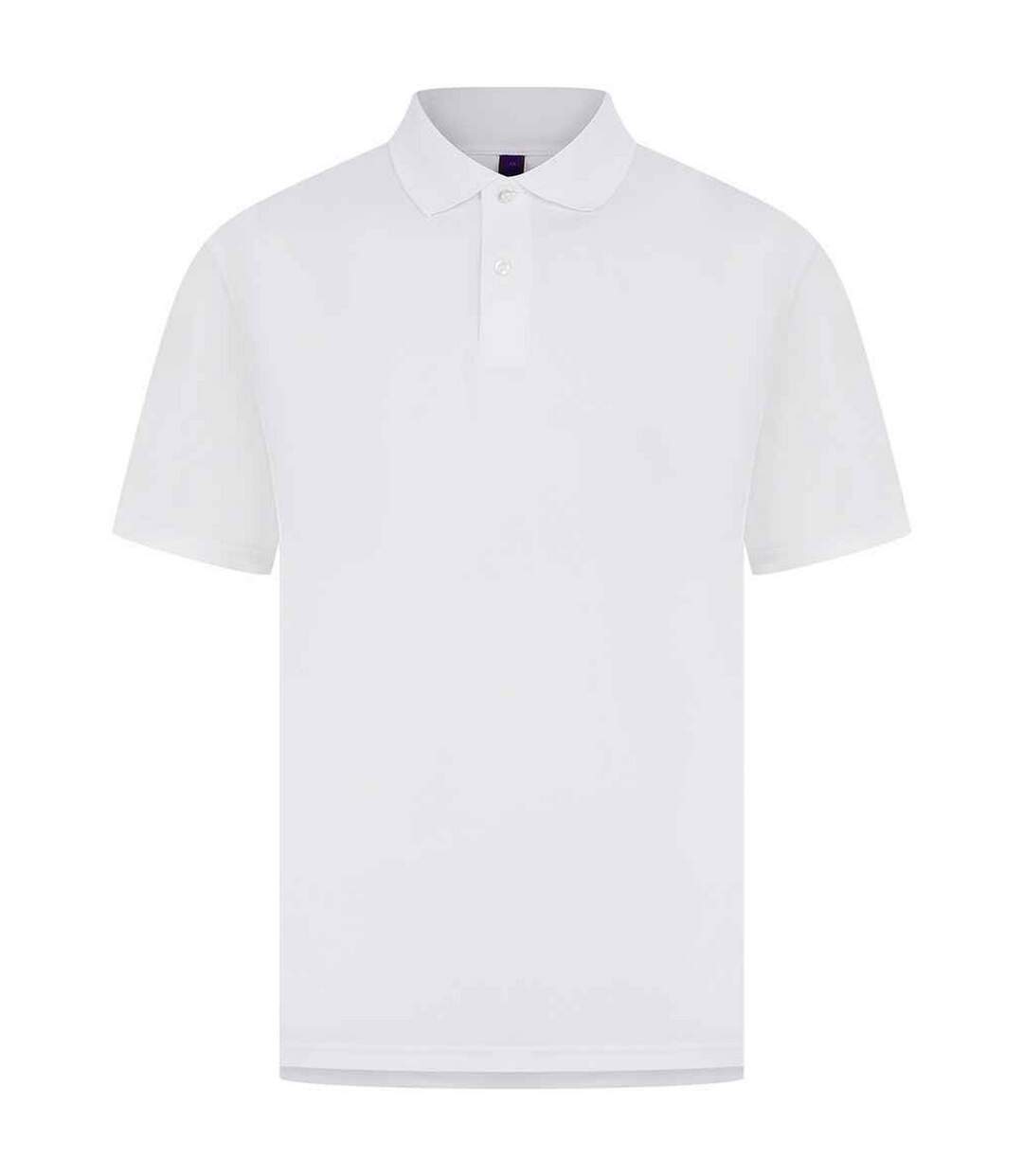 Polo homme blanc Henbury-1