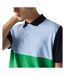Polo homme vert / noir / bleu Lacoste-3