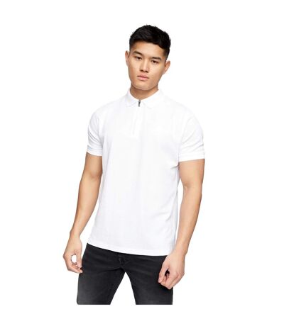 Polo telepart homme blanc Crosshatch