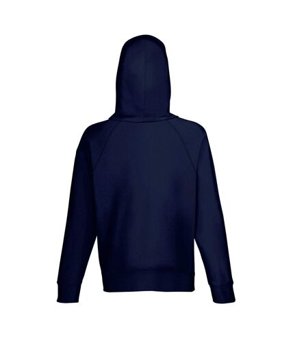Fruit Of The Loom Mens Lightweight Hooded Sweatshirt / Hoodie (240 GSM) (Deep Navy)