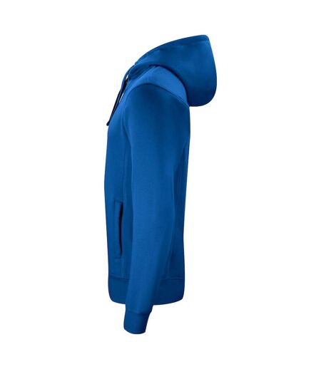Mens Classic Full Zip Hoodie Royal Blue Clique