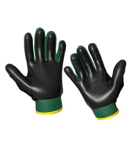 Murphys Unisex Adult Contrast Gaelic Gloves (Gray/Green/Yellow) - UTRD1427