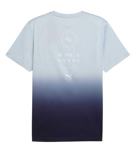 Mens Hyrox Ombre Athletic T-shirt Deep Plum Puma