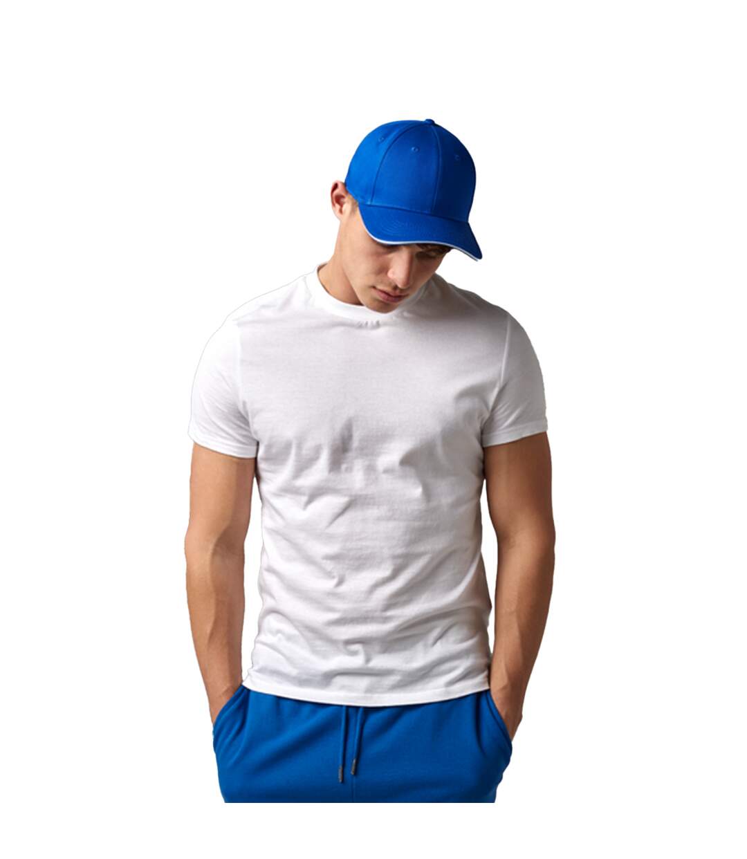 Casquette De Baseball Earthaware Classic Bleu Roi Vif Beechfield-1