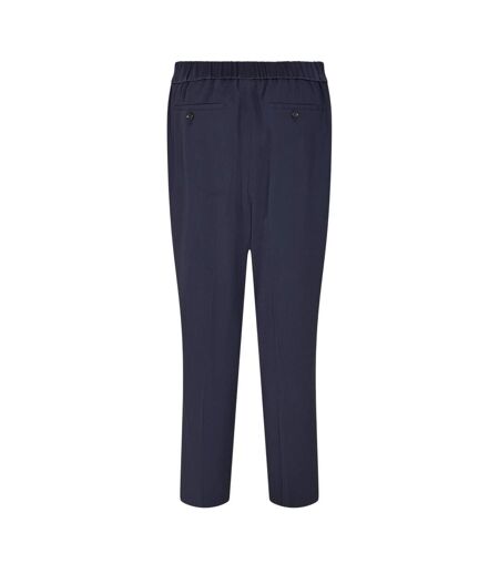 Pantalon Motif/style Plissé Talosa Femme Bleu Boss