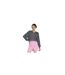 Womens/ladies Drop Shoulder Crop Sweatshirt Grey Adidas-1