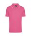 Polo Homme Rose Blanc James And Nicholson-1