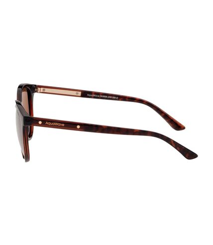 Aquawave Unisex Adult Guana Leopard Print Sunglasses (Shiny Brown) (One Size) - UTIG2069