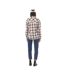 Chemise femme à carreaux tissés avec patch et broderies Stud Vondutch-3
