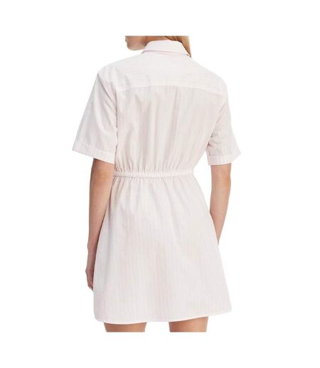 Robe rose/blanche femme tommy hilfiger stripe