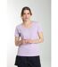 Tee Shirt Col V Manches Courtes Femme Maddy Orchid Bloom(violet) | Gerard Pasquier Gera-1