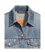 Womens/ladies Chest Pocket Denim Jacket Light Blue Levis-4