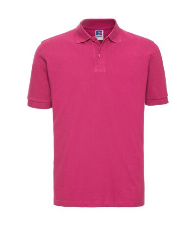 Russell Mens Classic Cotton Pique Polo Shirt (Fuchsia) - UTPC6285