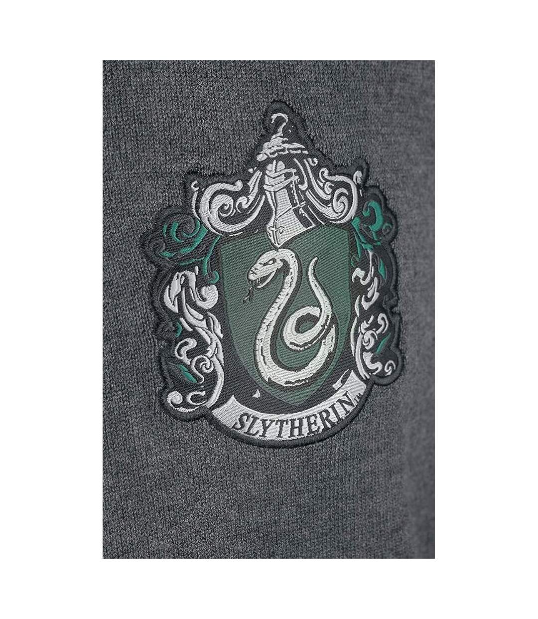 Sweat Sans Manches Slytherin Homme Noir Harry Potter-4