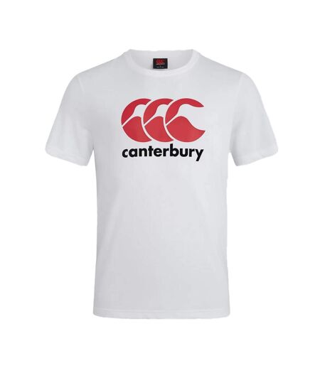 Mens Classic T-shirt Bright White Canterbury