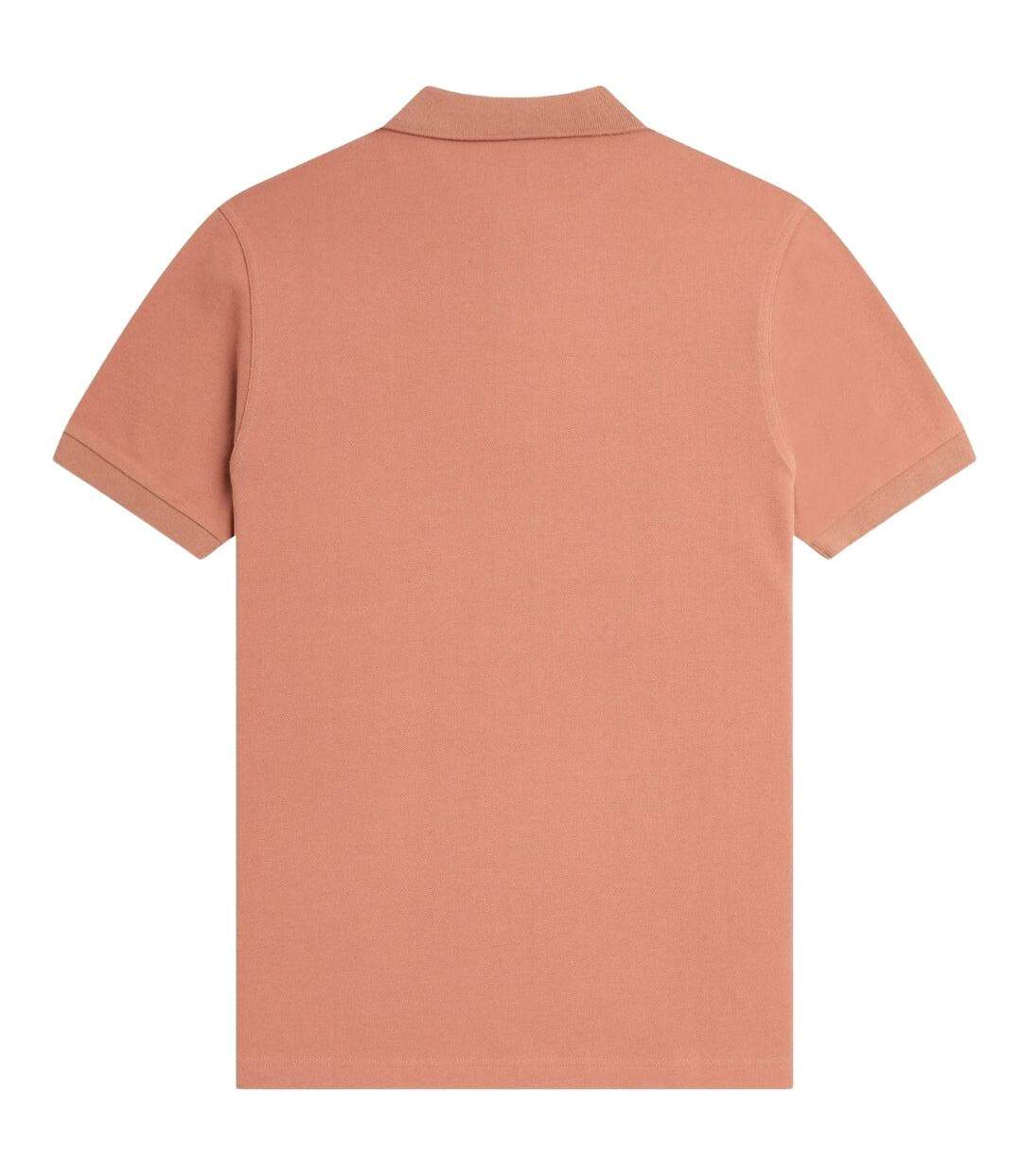 Polo Motif/style Col À Double Rayure Homme Pêche Fred Perry-2