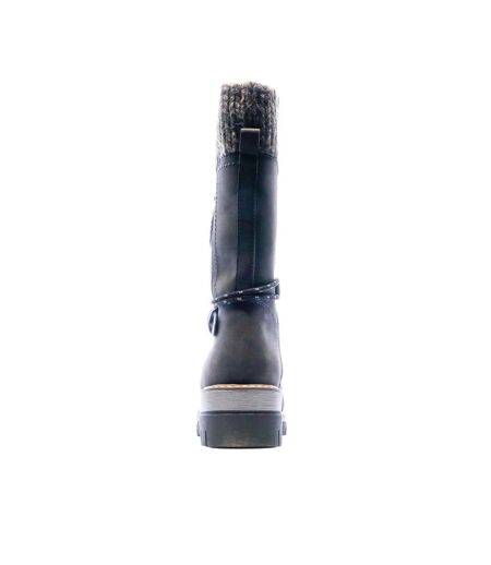 Bottes gris anthracite femme relife grivione