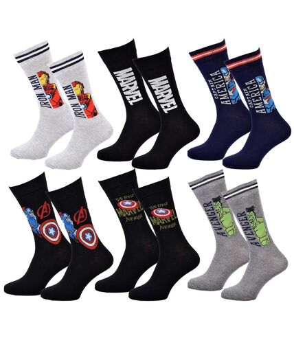 Chaussettes AVENGERS Pack de 6 Paires