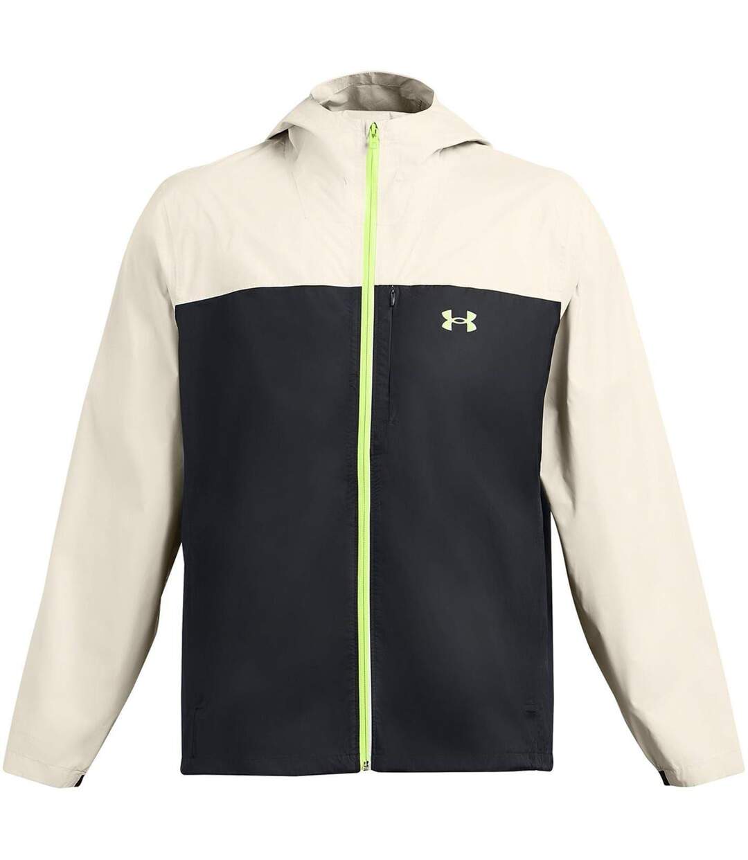Mens Cloudstrike Waterproof Jacket White Under Armour-2