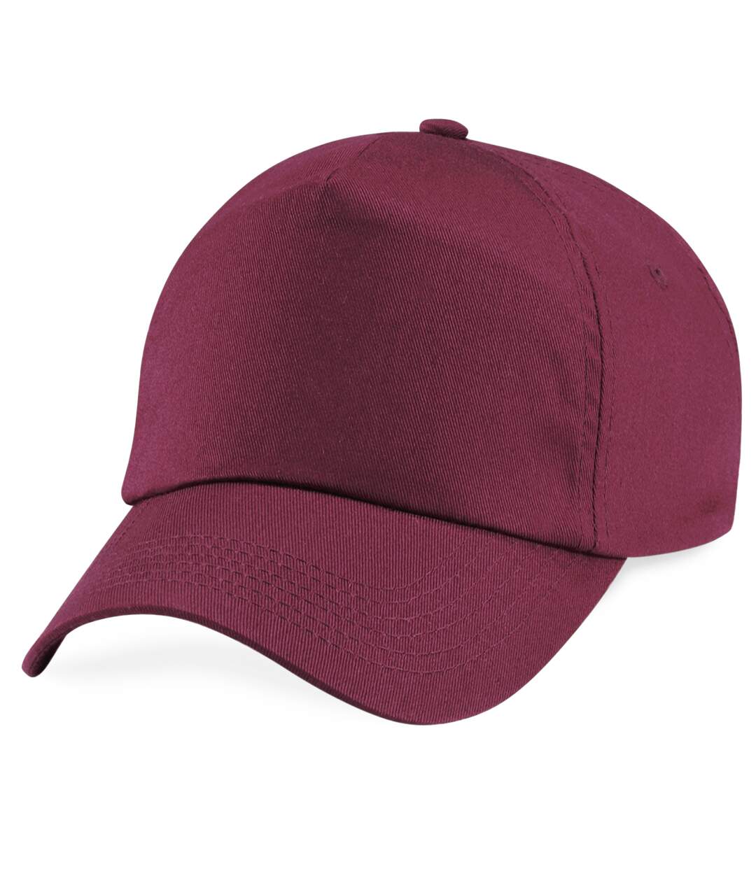 Casquette baseball adulte unisexe bordeaux Beechfield-3