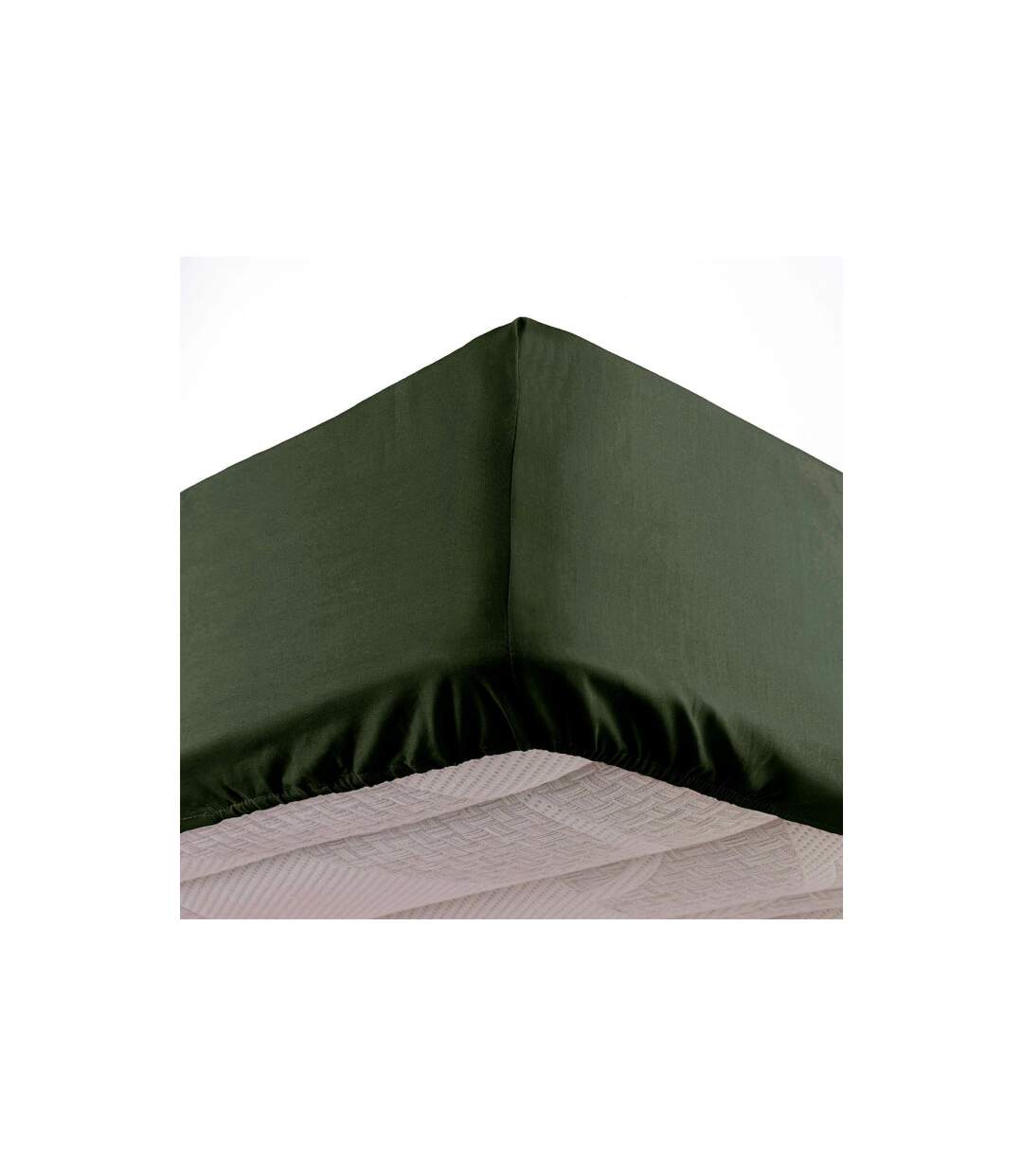 Drap Housse Microfibre Oscar 90x190cm Kaki-1