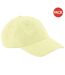 Lot de 2  casquettes adulte jaune Beechfield