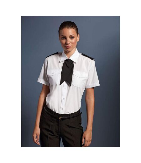 Pilote chemise à manches courtes femme blanc Premier