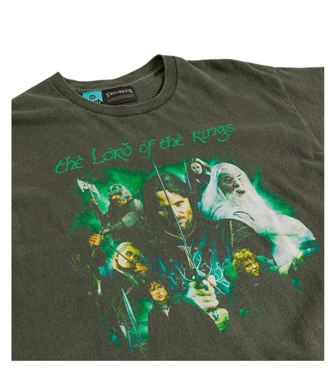 T-shirt Motif/style Super-héros Adulte Vert Sombre The Lord Of The Rings-3