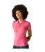 Womens/ladies Remex Ii Polo Neck T-shirt Flamingo Pink Solid Regatta-1