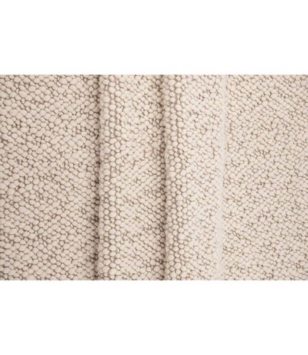 Tapis Déco en Laine Jajru 200x300cm Blanc
