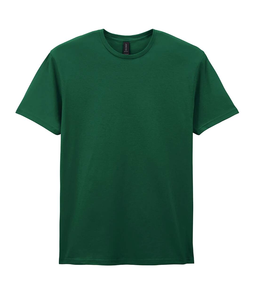 T-shirt Uni Manches Courtes Softstyle Homme Vert Foncé Gildan-2