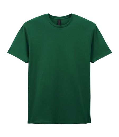 T-shirt Uni Manches Courtes Softstyle Homme Vert Foncé Gildan